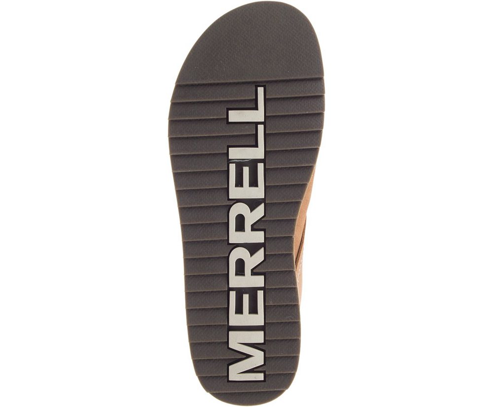 Merrell Slip Ons Damskie Khaki - Juno Clog Suede - 850197-QOZ